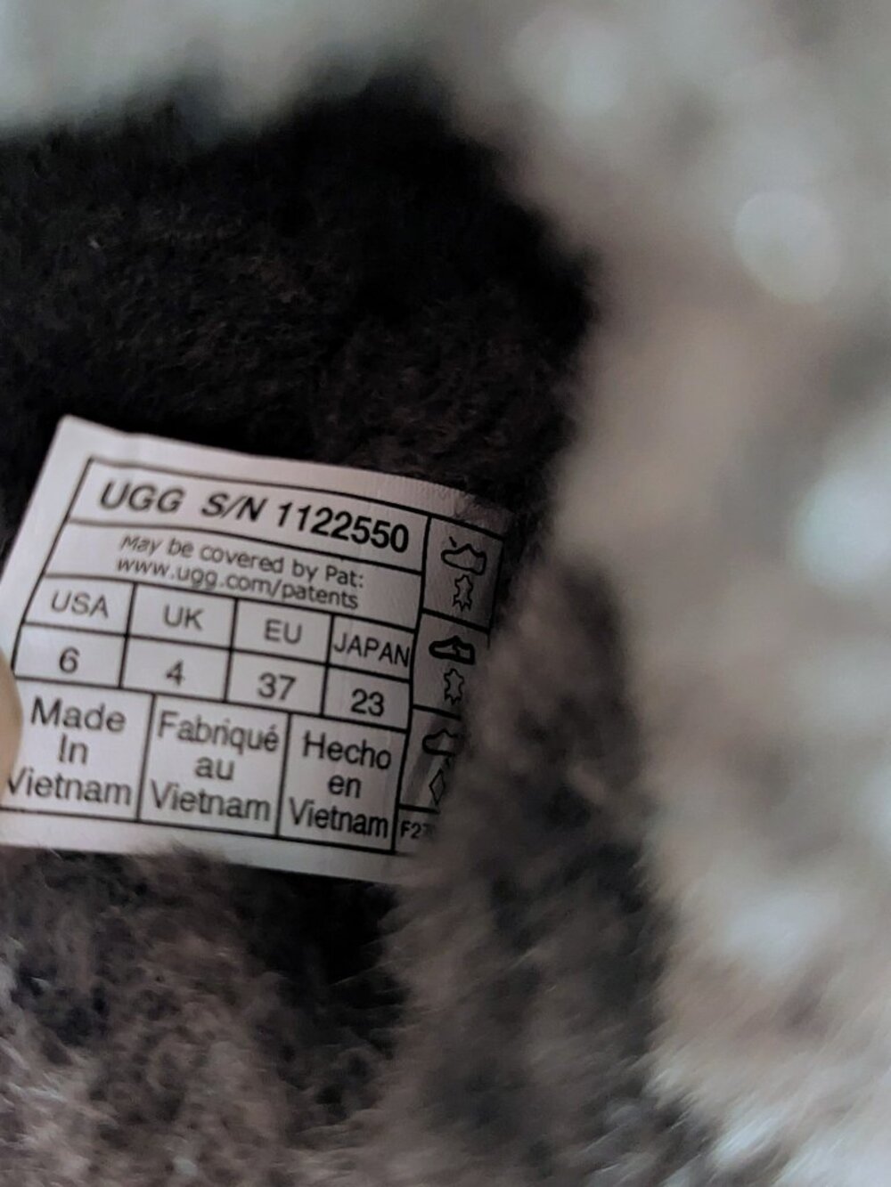 NWOT UGG Disquette Platform Slipper Charcoal Grey - Size 6 - Picture 5 of 11